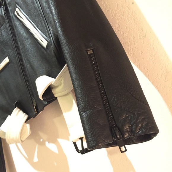 NEW A.L.C. LEATHER JACKET - Picture 2 of 5